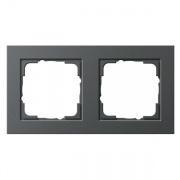 Рамка 2-ая Gira E2 Антрацит