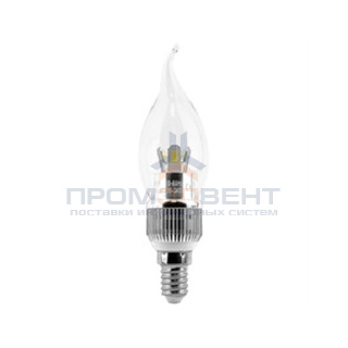Лампа Gauss LED Candle Tailed Crystal clear dim 5W E14 2700K диммируемая