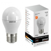 Лампа Gauss LED Elementary Globe 6W E27 2700K 1/10/50