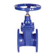 Задвижка чугунная RUSHWORK 100 - Ду40 (ф/ф, PN10, Tmax 110°C, ручка-штурвал)