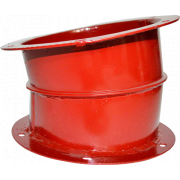 Отвод 15 градусов (круглый сварной)