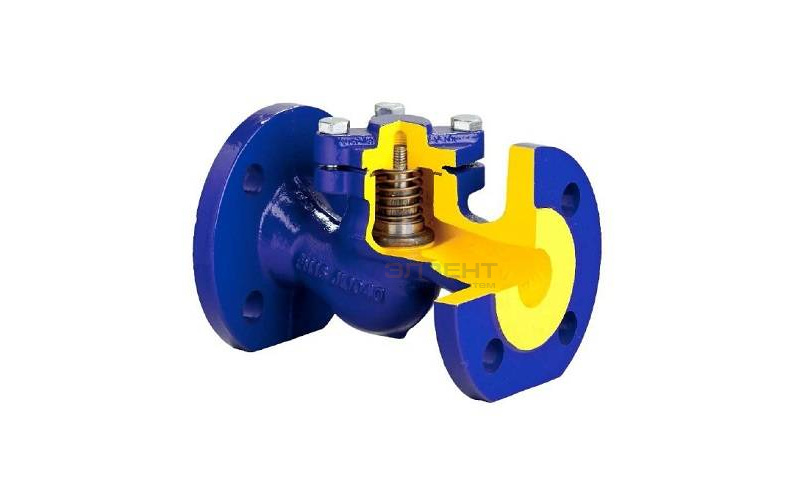 Клапан обратный подьемный Zetkama 287F - Ду150 (ф/ф, PN40, Tmax 300°C, исполнение №31)