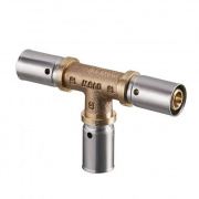 Тройник Oventrop Cofit P - 20x2.5 (прессовой, бронза)
