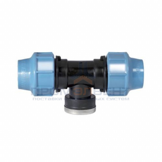 Тройник с переходом на внутреннюю резьбу UNIDELTA 1007 - 20 x 3/4" (винтовой, для труб ПНД)