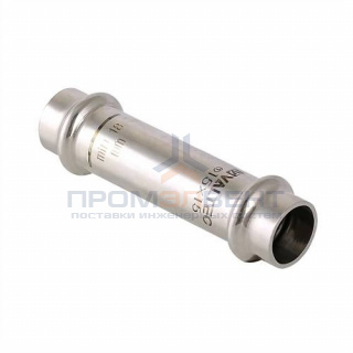 Муфта надвижная VALTEC VTi.904 - 22 (прессовая, для труб из нержавеющей стали)