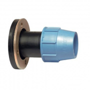 Переход на фланцевое соединение UNIDELTA 1011 - 63 x 2"1/2 (винтовой, для труб ПНД)