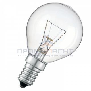 Лампа накаливания шарик Osram CLASSIC P CL 60W E14 прозрачная