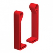 Комплект торцевых заглушек, правая + левая, H 50, полиэтилен RAL3020